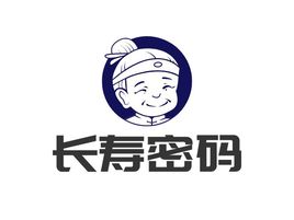 长寿密码门店logo标志设计