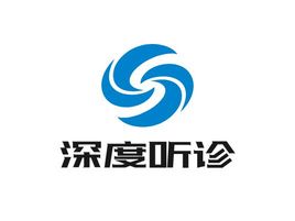 深度听诊logo标志设计