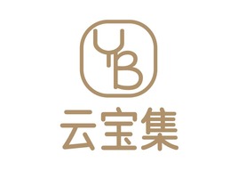 云宝集logo标志设计