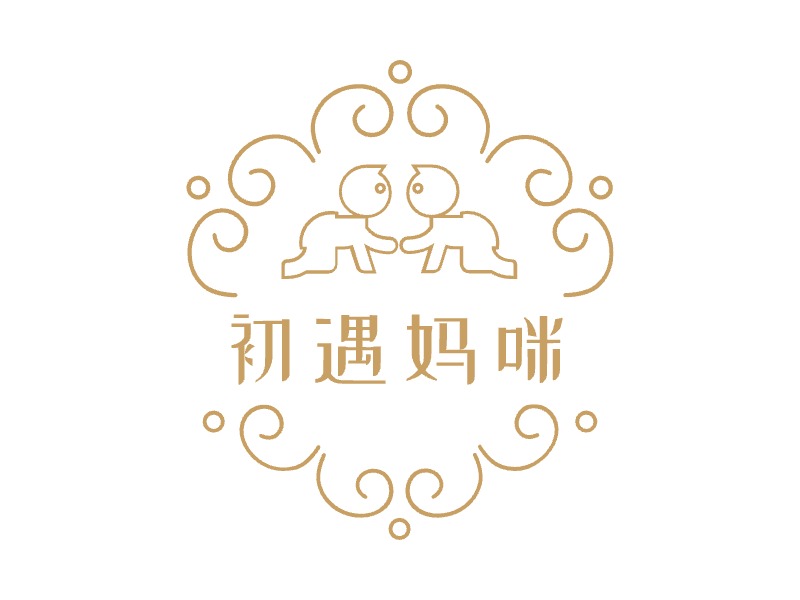 初遇妈咪logo标志设计