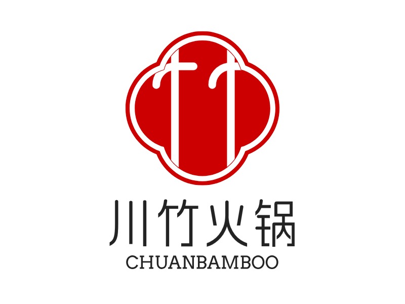 川竹火锅店铺logo头像设计