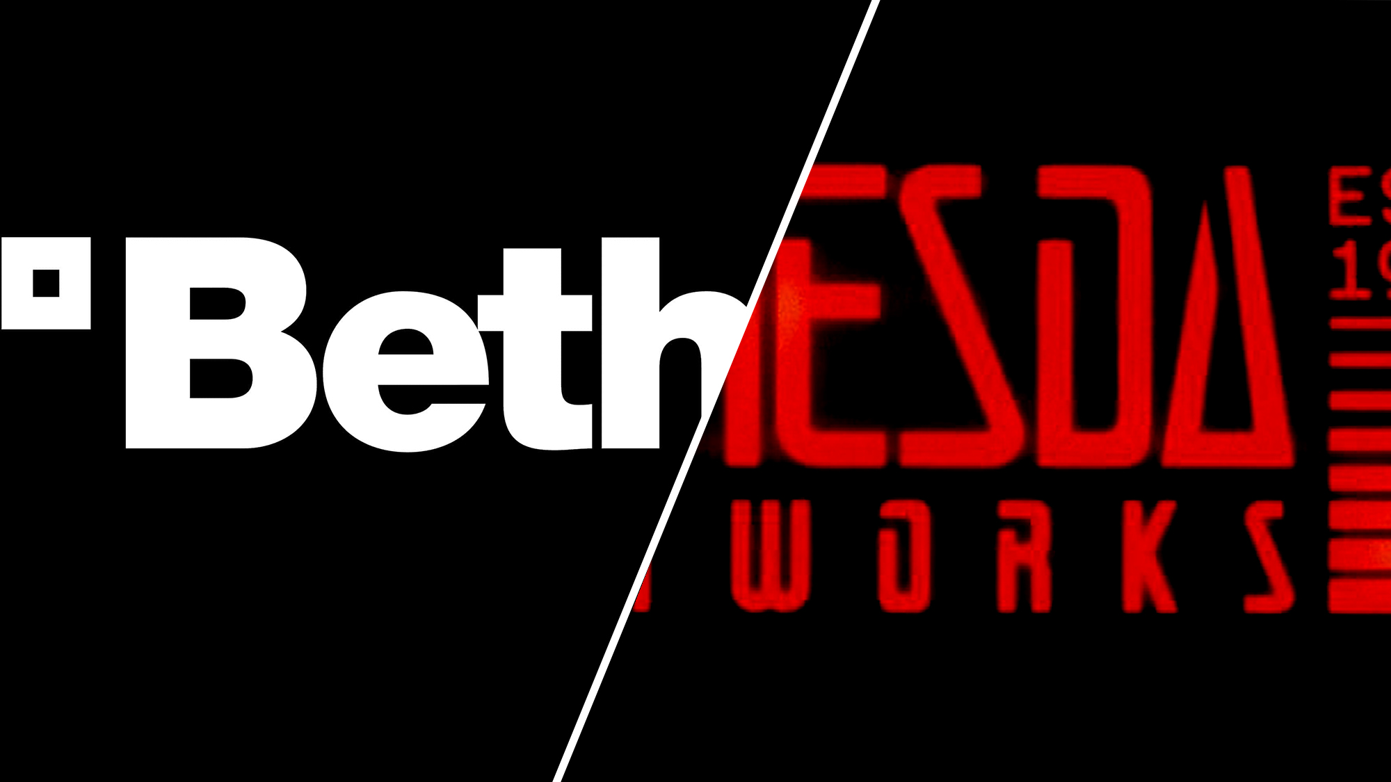 Bethesda历史标志与40周年游戏Logo对比