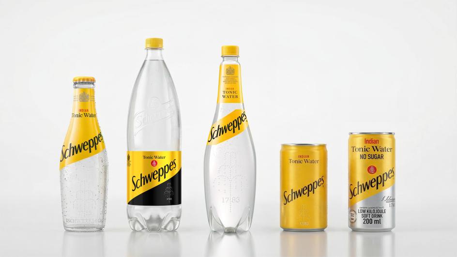 Schweppes 单罐品牌主视觉（来源：Creative Boom）